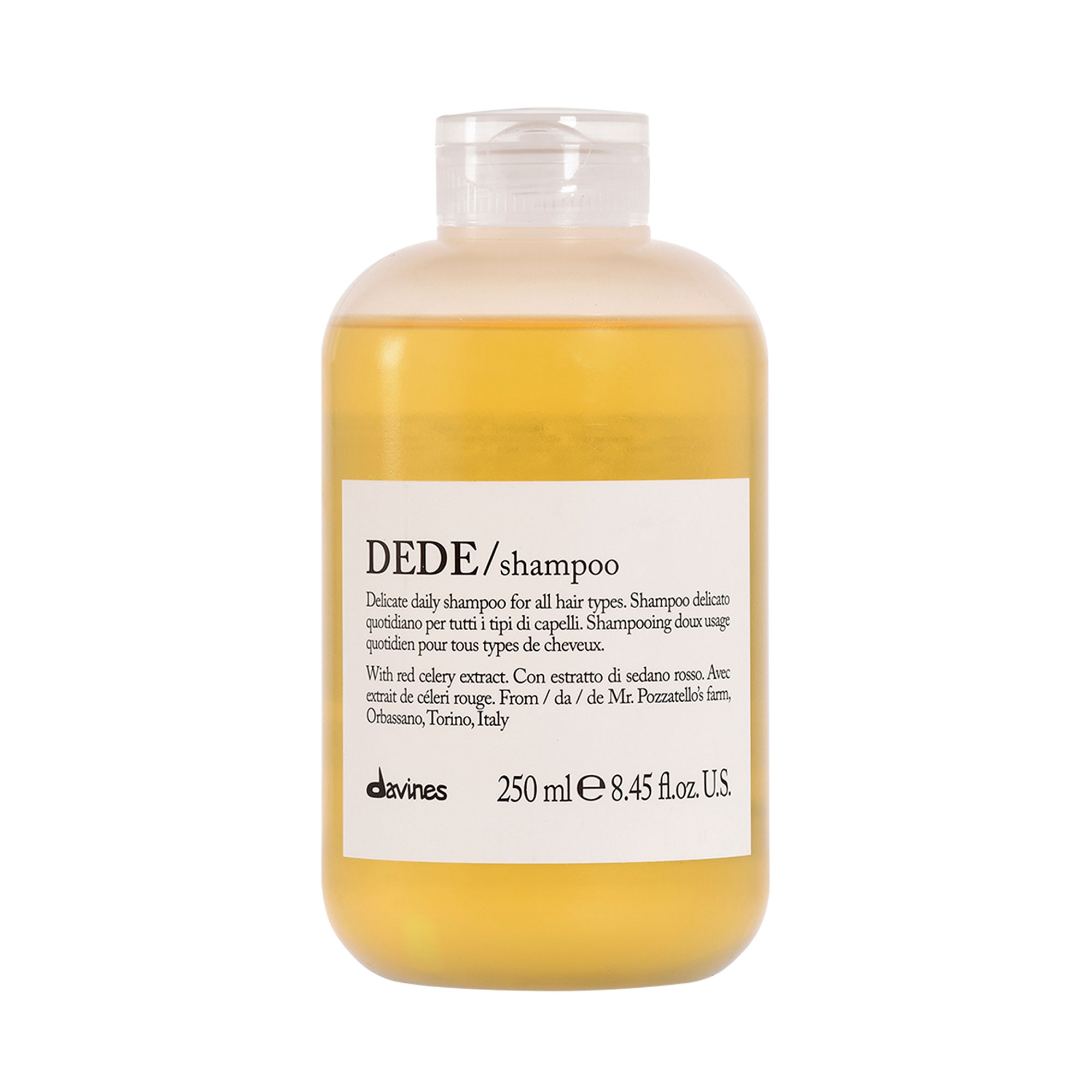 Безсульфатний делікатний шампунь Davines Dede Shampoo для всіх типів волосся, 250 мл