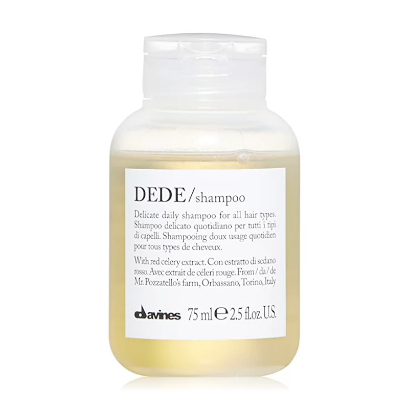 Безсульфатний делікатний шампунь Davines Dede Shampoo для всіх типів волосся, 75 мл